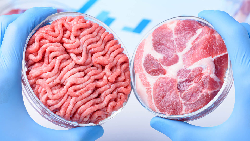 Two raw meat samples
